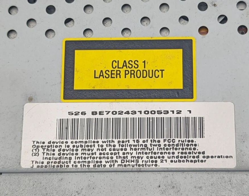 Mercedes Benz E320 2004-2008 pantalla de navegación radio AM/FM reproductor de discos CD Foto 2 de 4