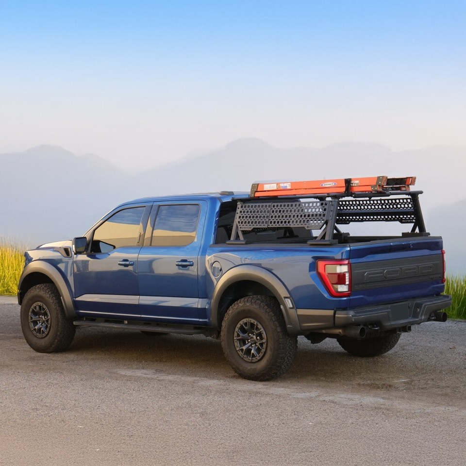 4pcs Truck Bed Adapter Kit for Ladder Rack Aluminum Universal fit Ford ...