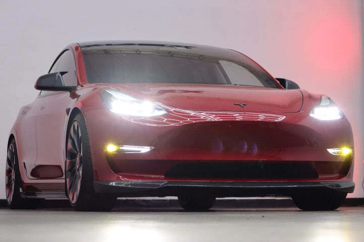 Luces antiniebla proyector LED de 2 colores para 17-23 Tesla Modelo 3 20-24 Modelo Y AlphaRex Foto 4 de 4