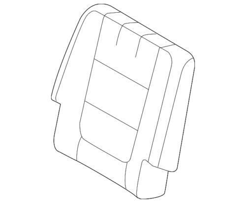 Asamblea de cubierta de asiento trasero izquierdo para Ford Explorer 2016-2019 (N/P FB5Z-7866601-AB)