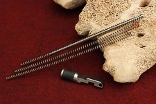 KIDD Bolt Handle Upgrade Assembly in a 10/22® or Ruger®-Silver Black Viton