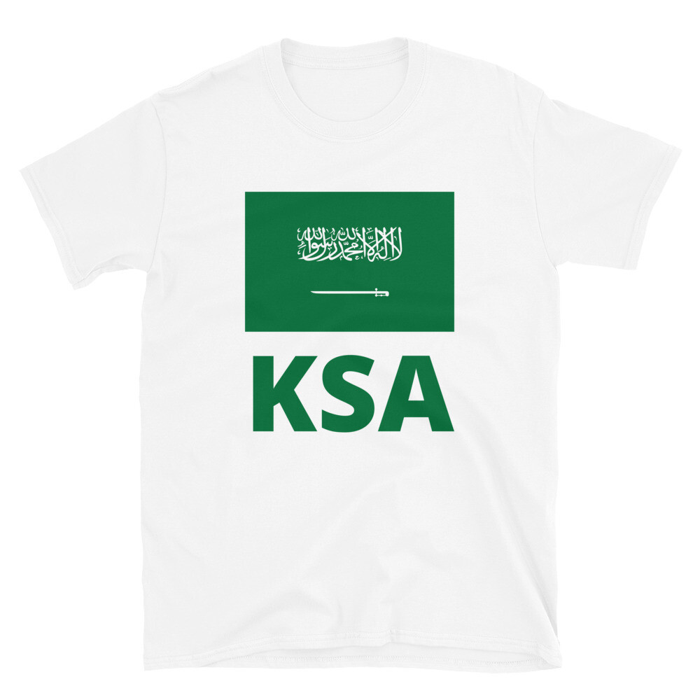 Saudi Arabia National Pride KSA Flag T-Shirt
