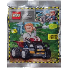 LEGO Jurassic World Owen with Quad Foil Bag 122223 (SEALED)