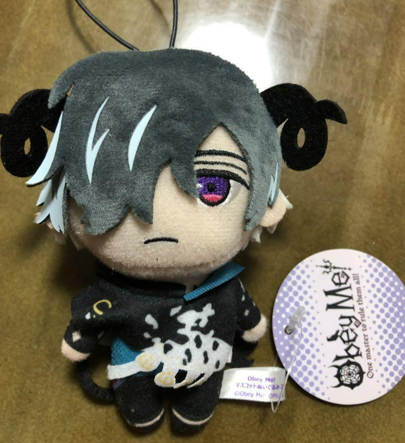 Obey Me! Belphegor Mascot Plush Doll NAMCO Limited edition