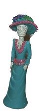6" DOD, Dia de los Muertos, Day of the Dead Bride, Collectible Figurine in Blue