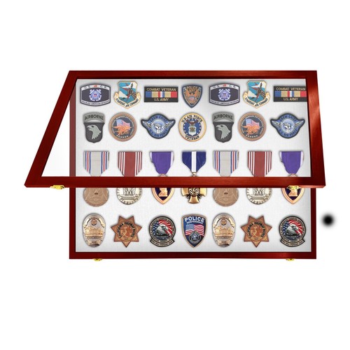 Vitrina de medallas, premio, alfiler, parches, insignias, cintas vitrina-mediana - Imagen 48 de 61