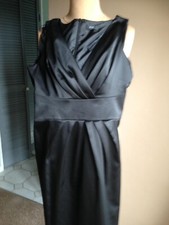 Satin Little Black Stunning Evening Short Cocktail  dress 12