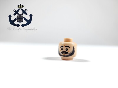 ミニフォース　レックスカイザー　ブラックエディション　中古品 LEGO Prince of Persia Minifigure Head Black Beard For Sheik Amar