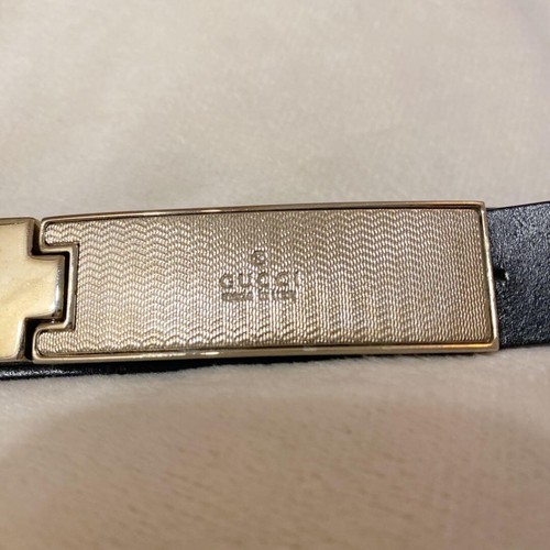Authentic Gucci Black belt 3 Holes 