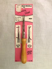 Vintage Marcia Lynn Rug Punch Needle with Card & Instructions