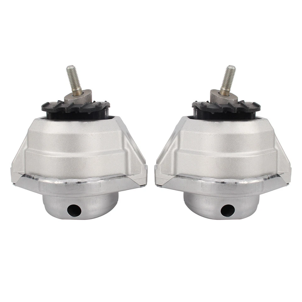 Montaje de motor hidráulico delantero L & R para BMW 525i 528i 530i 2,5 L 3,0 L 04-10 2 piezas Foto 2 de 4