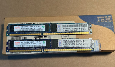 Ram Ibm IBM Genuine 8GB 2(1Rx4) PC3L-10600R DDR3 1333MHz 1.35V ECC REG RDIMM ...