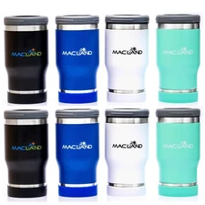 Landzie Macland Thermos Can Cooler Insulated Cup - 1 Set of 8 Cups