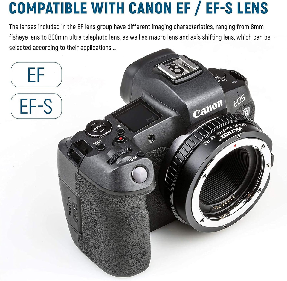 Canon EF to EOS R Control Ring Lens Mount Adapter eBay