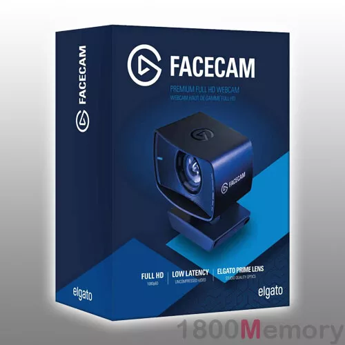 Elgato Facecam Full HD 1080p60 Low Latency Prime Lens USB-C