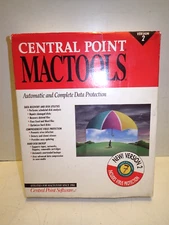 Central Point Mac Tools Deluxe V.2.0 Floppy Data Recovery Software Vintage