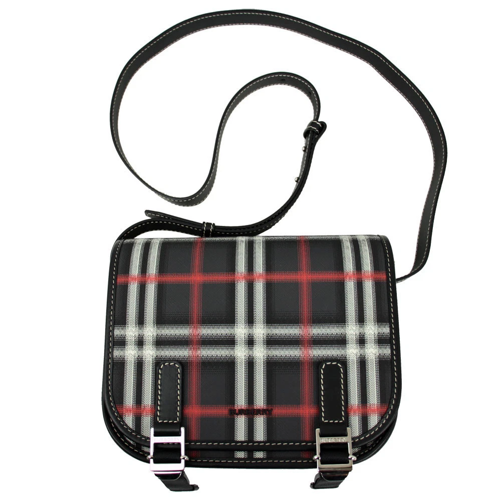 Burberry Check E-Canvas Tote Bag