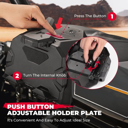 KEMIMOTO Electronic Tablet Device Holder for Can Am Maverick Sport 1000 / Trail - Picture 7 of 19