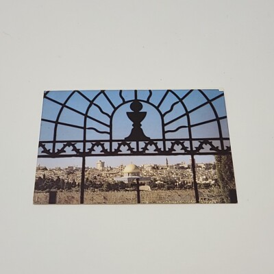 View of Jerusalem Postcard The Old City From Dominus Vintage