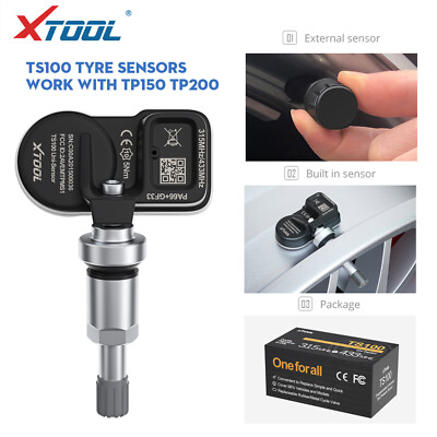 XTOOL TS100 TPMS-Sensor Reifendrucksensor-Überwachungssystem 433Mhz 315Mhz