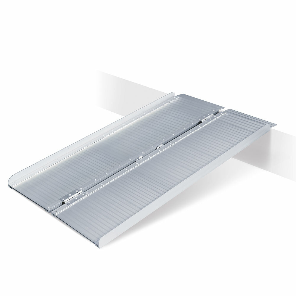 Brb Alu-Auffahrrampe, Klappbar, Länge 1220 Mm, Bxh 715X35 Mm, Geklappt 360 Mm Breit, Tragkraft 250 Kg 4052293724459 - Image 2