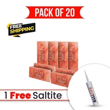Himalayan Salt Tiles 8x4x1 Pack of 20 with Free Salt Glue for Salt Wall & Spa