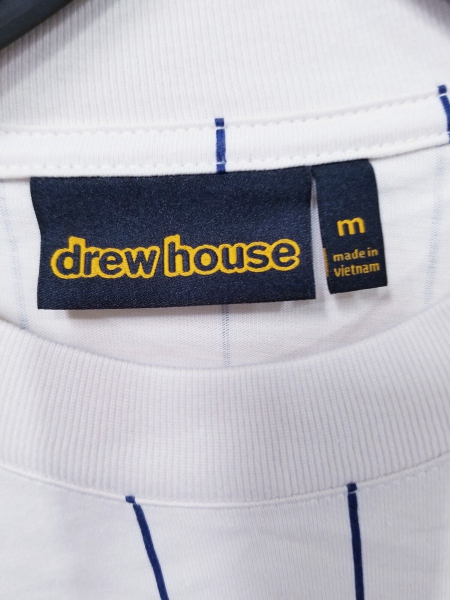 ★日本未入荷★drew house mascot ss tee navy pinstripe Drew House Mascot SS T-Shirt Navy Pinstripe Sz Sm | eBay