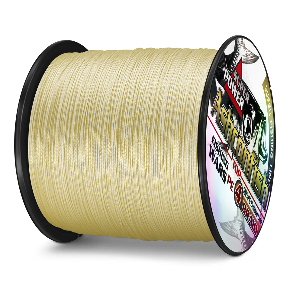 ASHCONFISH 2000M PE Super Strong Braided Fishing Line 6-100LB Multifilament PE Wire PE Line