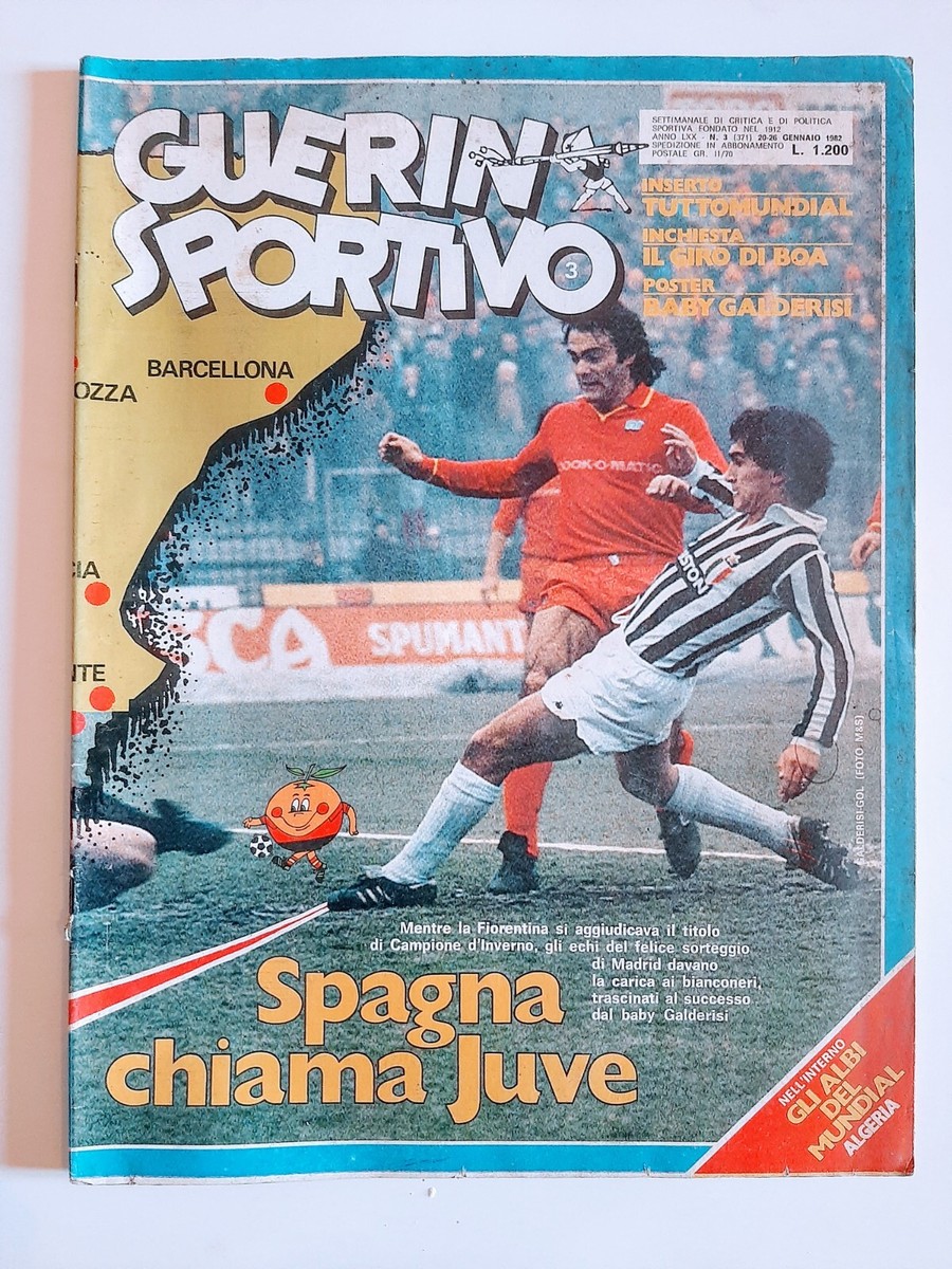 Guerin Sportivo N°3 De 1982 – Supplément Tuttomunidal + Poster Galderisi – Albi Mundial