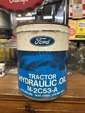 VINTAGE FORD OIL CAN 5 GALLON SIGN STANDARD SINCLAIR ESSO MOBIL TEXACO RPM STP