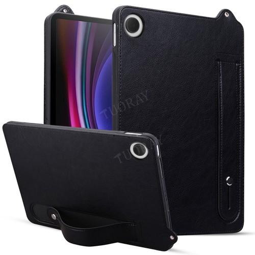 Handle Case For Samsung Galaxy Tab A9 Plus S9 S8 S7+ Ultra Leather Stand Cover - Picture 2 of 40