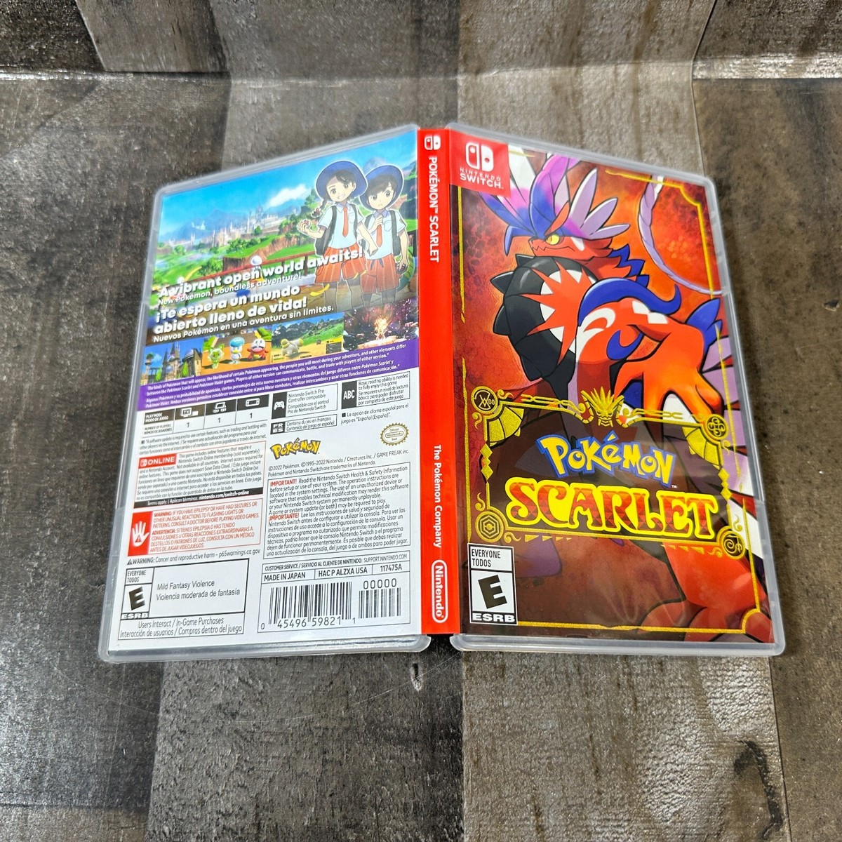 Pokemon Scarlet Nintendo Switch CASE ONLY NO GAME | eBay