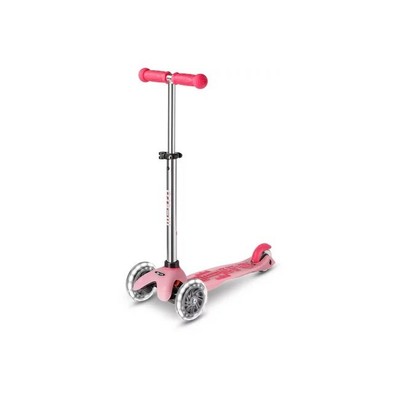 7630053559908 Mini Micro Deluxe Glow LED Plus Scooter Frosty Pink Micro