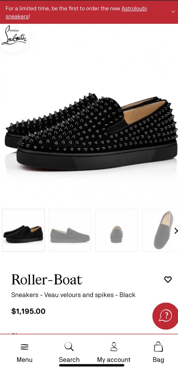 NEW Christian Louboutin Mens Sneakers 8.5 US 41.5 | eBay