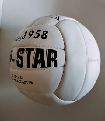Ballon De Foot Historique Coupe Du Monde 1958 Suède – Taille 5 – 100% Cuir