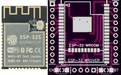 ESP-32S WROOM + IPX 4MB WiFi Bluetooth Dual Core Module + Breakout Board + Parts!