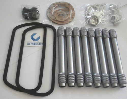 ENGINE GASKET KIT W/ PUSH ROD TUBES SET VOLKSWAGEN T2 BUS TRANSPORTER 1963-1971 - Picture 1 of 3