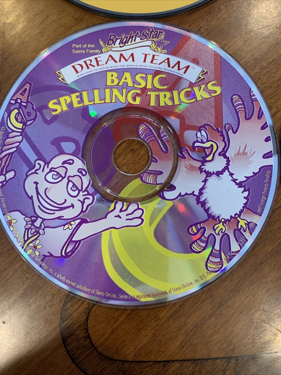 6 Kid's CD-ROM Spelling, Math, sing-a-long, phonics, crayola