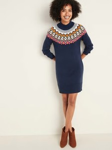 fairisle jumper dress