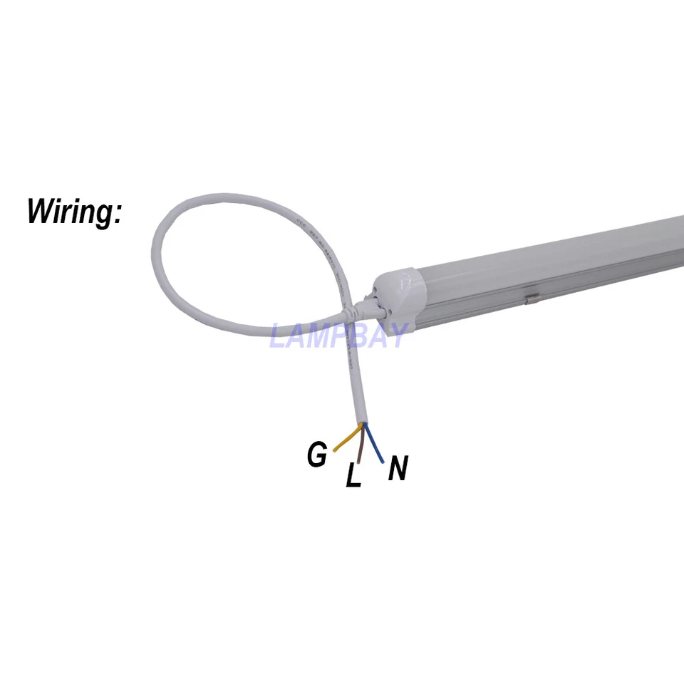 LED Tube Light 2ft 3ft 4ft 5ft 6ft 8ft T8 Integrated Bulb Linear Lamp Fixture - Image 4 of 4