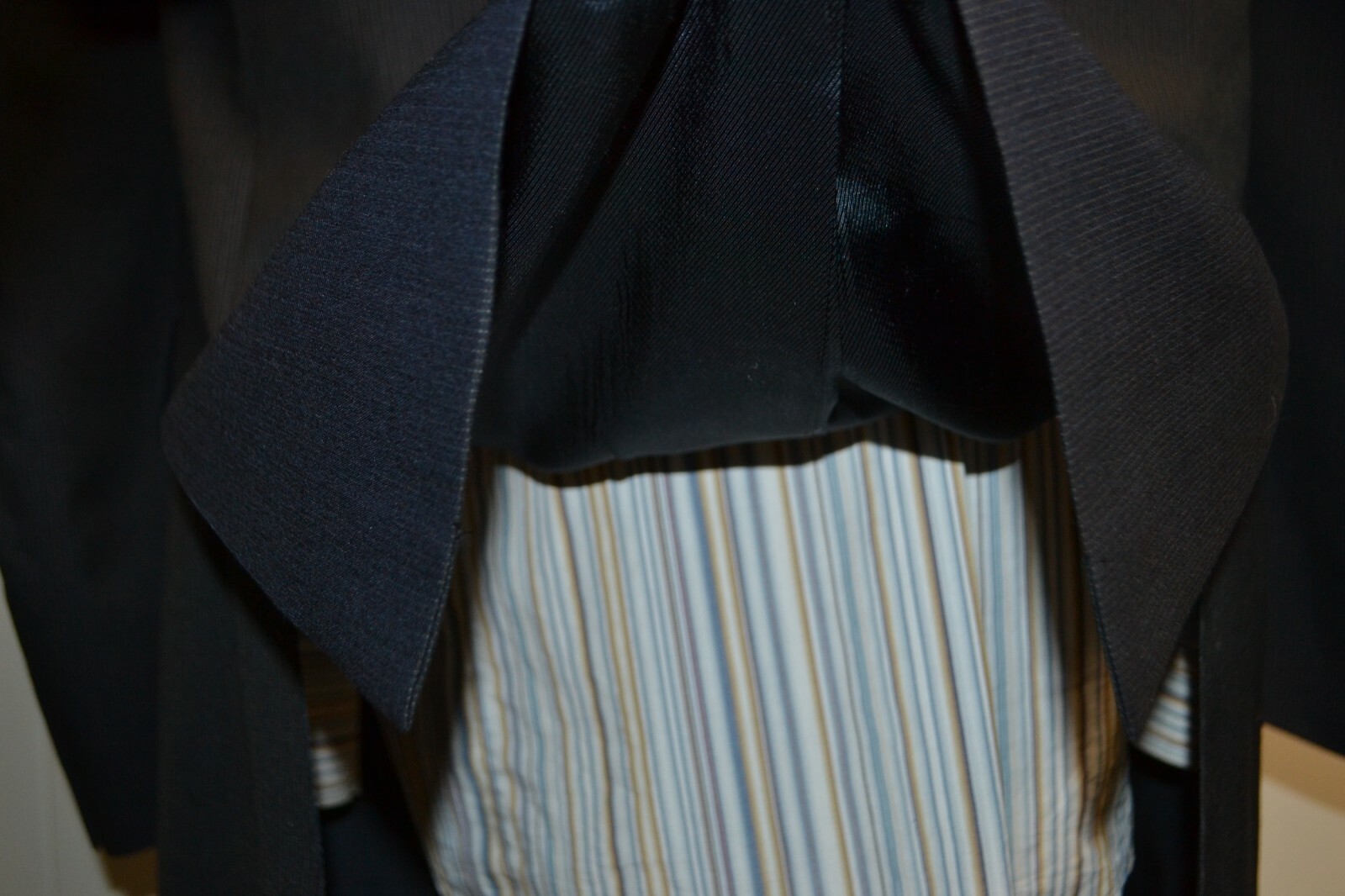 Burberry London Men's Navy Blue 2 Front Button Sports Coat Sz 44L thumbnail 6