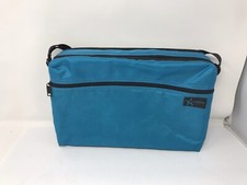 Starite 30 Cassette Soft Zipper Hard Storage Case Handles Blue Vintage 90s