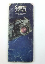 189201 Canon F-1 Second Style System Product Brochure Genuine Original