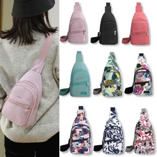 Women's Sling Bag Crossbody Shoulder Bag Chest Travel Sports Backpack Handbag US