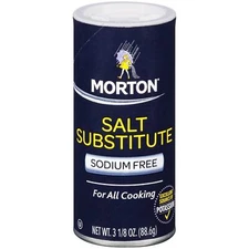 Morton Sodium Free Culinary Salt Substitute Pack Of 6 3.12 Ounces