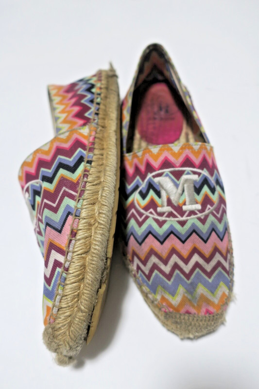 Missoni Women's Multi-Color Chevron Espadrille Flats
