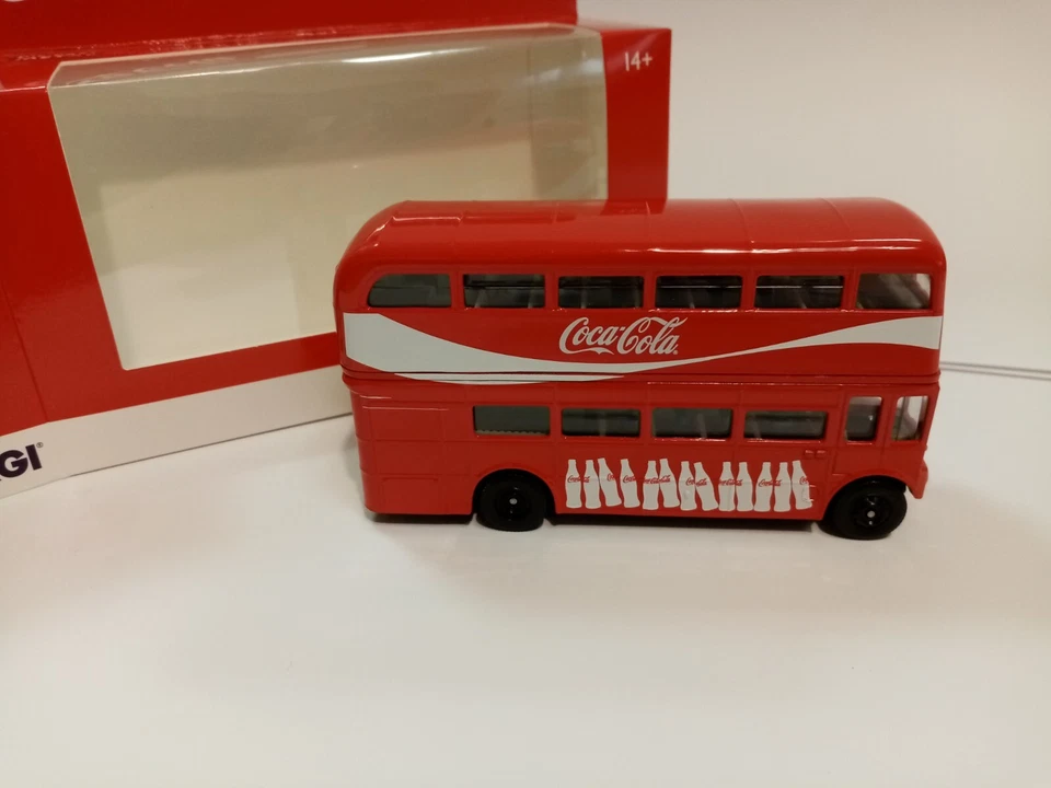LONDON BUS COCA COLA mm 120 Corgi Veicoli Commerciali Die Cast Modellino - Immagine 4 di 4