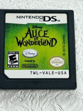 Alice in Wonderland Nintendo DS Tested Working Authentic Cartridge Only Disney