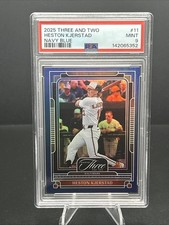 2025 PANINI THREE & TWO #11 HESTON KJERSTAD /25 PSA 9 🔥⚾️🔥