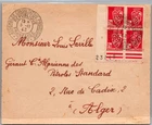 1943 Alger French Algeria Petroleum Company Commercial Mail Cover